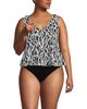 Lands' End Lands' End Plus Size Ddd-cup Tie Shoulder Flutter Tankini Top - 1
