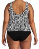 Lands' End Lands' End Plus Size Ddd-cup Tie Shoulder Flutter Tankini Top - 2