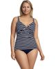 Lands' End Lands' End Plus Size DDD-Cup Tulip Hem Tankini Top - 1