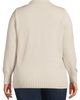 Lands' End Lands' End Plus Size Drifter Crew Neck Jersey Pull Over Sweater - 2