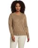 Lands' End Lands' End Plus Size Fine Gauge Cotton Crew Cardigan Sweater - 1