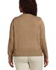 Lands' End Lands' End Plus Size Fine Gauge Cotton Crew Cardigan Sweater - 2