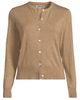 Lands' End Lands' End Plus Size Fine Gauge Cotton Crew Cardigan Sweater - 3