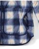 Lands' End Lands' End Plus Size High Pile Fleece Reversible Mixed Media Long Jacket - 5