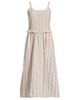 Lands' End Lands' End Plus Size Linen Blend Pintuck Tank Midi Dress - 3