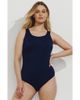 Lands' End Lands' End Plus Size Long Chlorine Resistant Soft Cup Tugless Sporty One Piece Swimsuit - 1