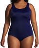 Lands' End Lands' End Plus Size Long Chlorine Resistant Soft Cup Tugless Sporty One Piece Swimsuit - 3