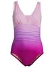 Lands' End Lands' End Plus Size Long Slender Suit Grecian Tummy Control Chlorine Resistant One Piece Swimsuit - 3