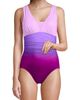Lands' End Lands' End Plus Size Long Slender Suit Grecian Tummy Control Chlorine Resistant One Piece Swimsuit - 5