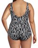 Lands' End Lands' End Plus Size Mastectomy Chlorine Resistant Tugless One Piece Swimsuit Soft Cup - 2