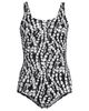 Lands' End Lands' End Plus Size Mastectomy Chlorine Resistant Tugless One Piece Swimsuit Soft Cup - 3