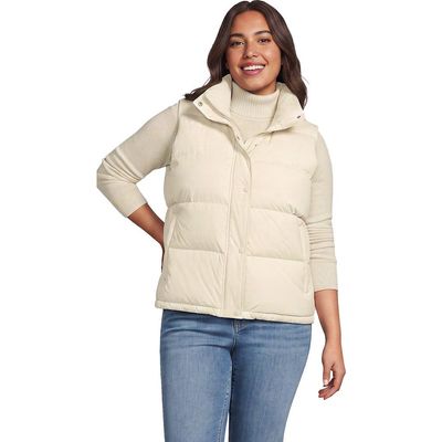 Lands' End Lands' End Plus Size Max 600 Down Puffer Vest
