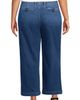Lands' End Lands' End Plus Size Recover Denim Mid Rise Wide Leg Ankle Jeans - 4