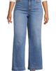Lands' End Lands' End Plus Size Recycled High Rise Wide Leg Denim Jeans - 1