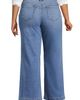 Lands' End Lands' End Plus Size Recycled High Rise Wide Leg Denim Jeans - 2