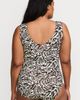 Lands' End Lands' End Plus Size Sculpting Suit Sweetheart V-Wire High Leg One Piece Swimsuit - 2