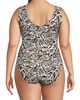 Lands' End Lands' End Plus Size Sculpting Suit Sweetheart V-Wire High Leg One Piece Swimsuit - 4