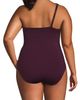 Lands' End Lands' End Plus Size Shirred One Shoulder One Piece Swimsuit - 2