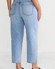 Lands' End Lands' End Plus Size Soft Denim Mid Rise Relaxed Straight Crop Jeans - 2