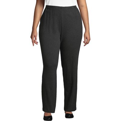 Lands' End Lands' End Plus Size Sport Knit High Rise Pants