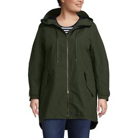 Lands' End Lands' End Plus Size Squall A-Line Rain Jacket