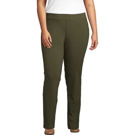Lands' End Lands' End Plus Size Starfish Mid Rise Slim Leg Pants