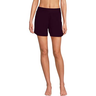 Lands' End Lands' End Plus Size SunShade UPF 50 5" Board Shorts with Panty
