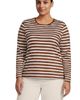 Lands' End Lands' End Plus Size Supima Cotton Long Sleeve Embroidered Crew Neck T-Shirt - 1