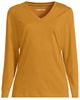 Lands' End Lands' End Plus Size Supima Cotton Long Sleeve V-Neck T-Shirt - 3