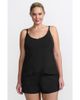 Lands' End Lands' End Plus Size Tulip Romper Swimsuit - 1