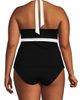 Lands' End Lands' End Plus Size V-Neck Halter Tankini Top - 4