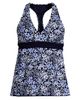 Lands' End Lands' End Plus Size V-Neck Racerback Flutter Tankini - 3