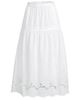 Lands' End Lands' End Plus Size Voile Eyelet Maxi Skirt - 3