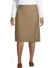 Lands' End Lands' End Plus Solid A-line Skirt Below the Knee - 1