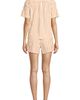 Lands' End Lands' End Poplin 2 Piece Pajama Set - Short Sleeve Shirt and Shorts - 2