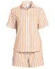 Lands' End Lands' End Poplin 2 Piece Pajama Set - Short Sleeve Shirt and Shorts - 3