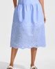 Lands' End Lands' End Poplin Drop Waist Midi Skirt - 1