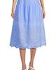 Lands' End Lands' End Poplin Drop Waist Midi Skirt - 3