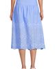 Lands' End Lands' End Poplin Drop Waist Midi Skirt - 4