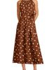 Lands' End Lands' End Poplin Halter Midi Dress - 3