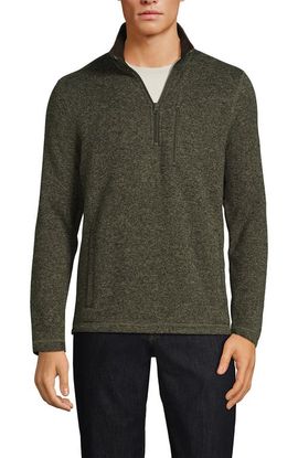 Lands' End Lands' End Quarter Zip Sweater Fleece