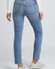 Lands' End Lands' End Recover Denim Mid Rise Slim Leg Jeans - 2