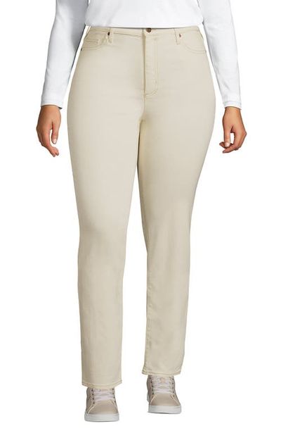 Lands' End Lands' End Recover High Rise Straight Leg Blue Jeans