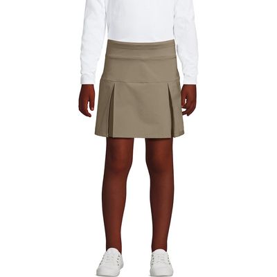 Lands' End Lands' End School Uniform Girls Performance Pleated Skort Above the Knee
