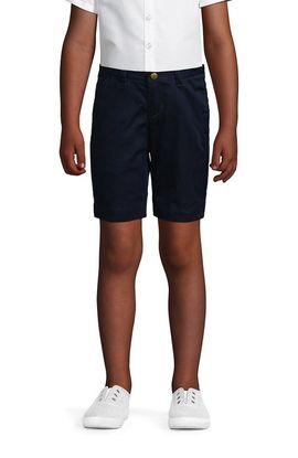 Lands' End Lands' End School Uniform Girls Plus Plain Front Blend Chino Shorts