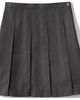 Lands' End Lands' End School Uniform Girls Solid Box Pleat Skirt Below the Knee - 3