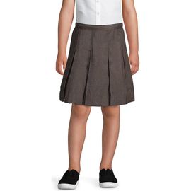 Lands' End Lands' End School Uniform Girls Solid Box Pleat Skirt Top of Knee