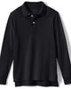 Lands' End Lands' End School Uniform Kids Long Sleeve Mesh Polo Shirt - 1