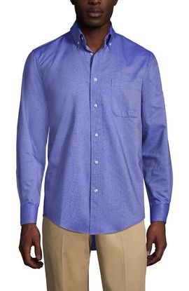 Lands' End Lands' End School Uniform Long Sleeve Oxford Dress Shirt