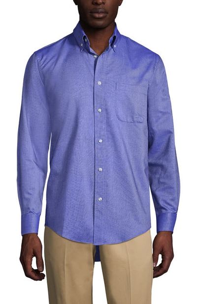 Lands' End Lands' End School Uniform Long Sleeve Oxford Dress Shirt